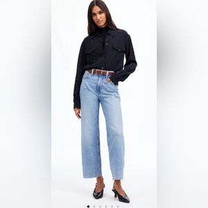 Madewell Light Blue Wide Leg Jeans